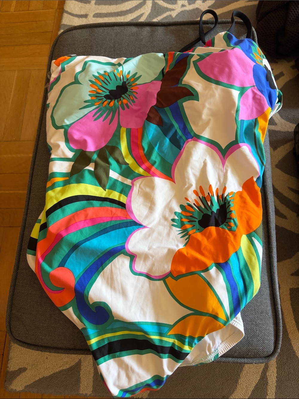 Bright Floral One-Piece Swimsuit